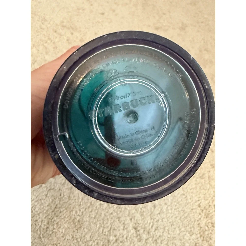Starbucks 2022 Forest Dream Aqua Terra Floral‎ Cold Cup Tumbler Venti 24oz